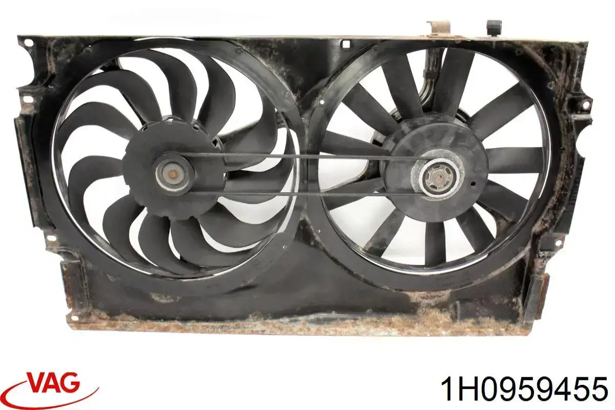 Ventilador elétrico de esfriamento montado (motor + roda de aletas) VAG 1H0959455 preço, a partir de 91,01 USD
