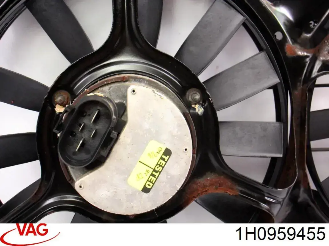 Compre 1H0959455 VAG Ventilador elétrico de esfriamento montado (motor + roda de aletas)
