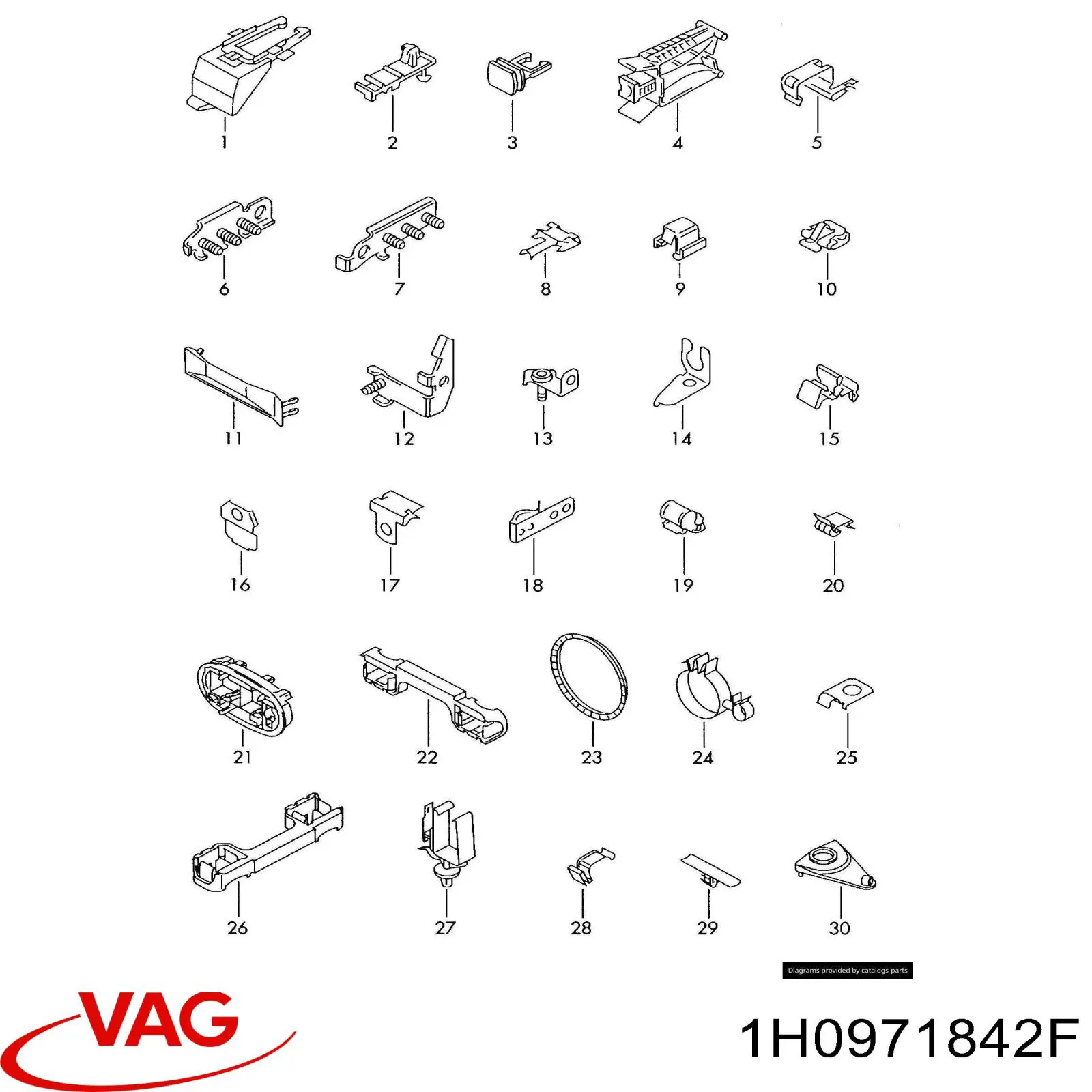  VAG 1H0971842F цена, от 95.33 USD