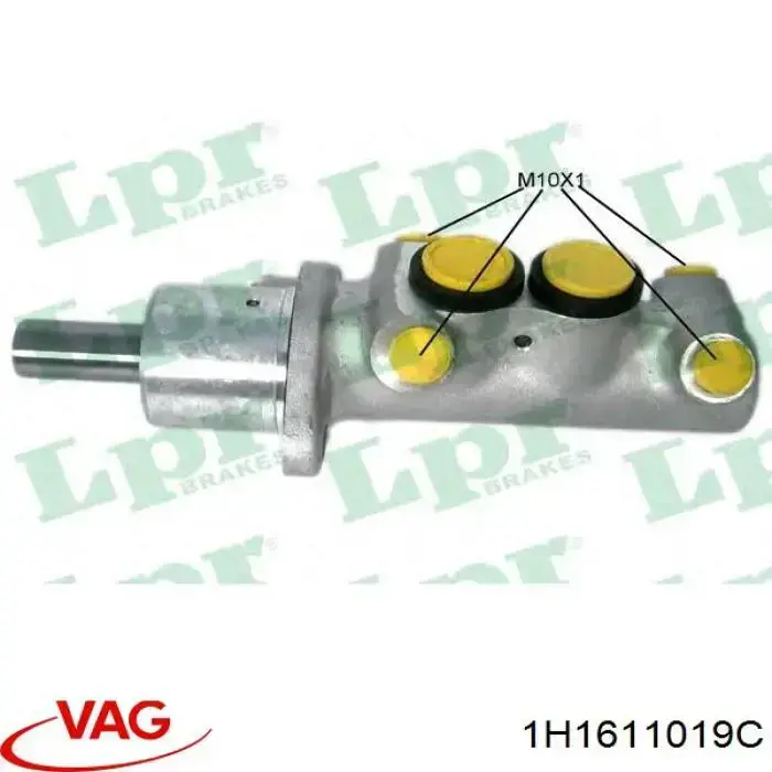 Цилиндр главный тормоза (гидротормозов) VAG 1H1611019C цена, от 24.40 USD