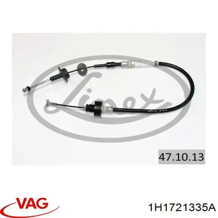 Трос сцепления 1H1721335A VAG