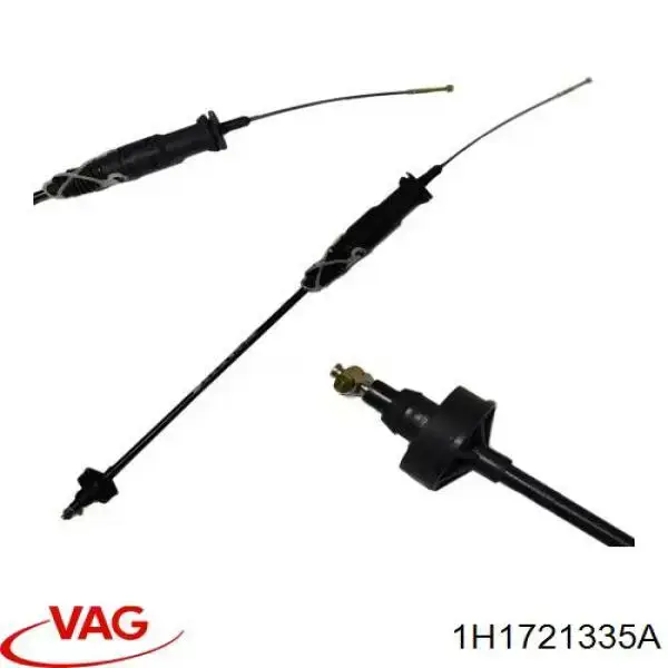 Трос сцепления 1H1721335A VAG