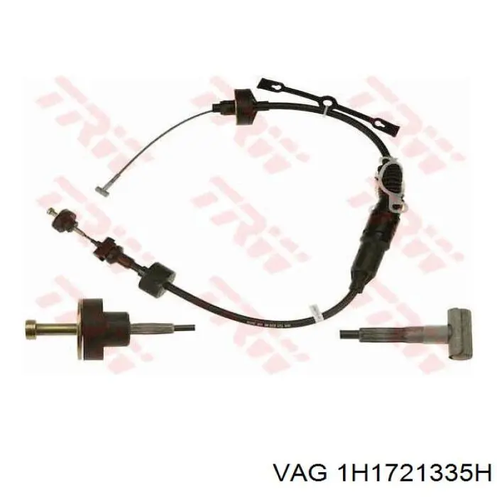 Купить 1H1721335H VAG Трос сцепления