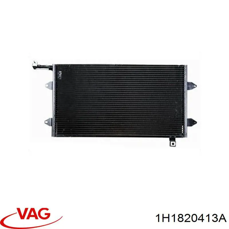 Конденсатор кондиционера VAG 1H1820413A цена, от 69.80 USD