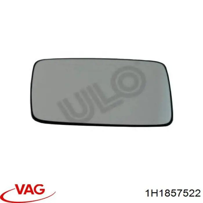 1H1857522 VAG зеркальный элемент зеркала заднего вида правого