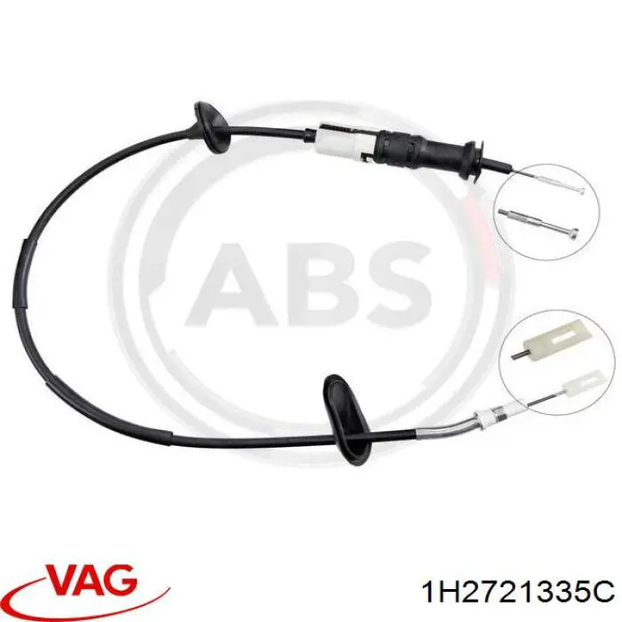 Трос сцепления VAG 1H2721335C цена, от 7.97 USD