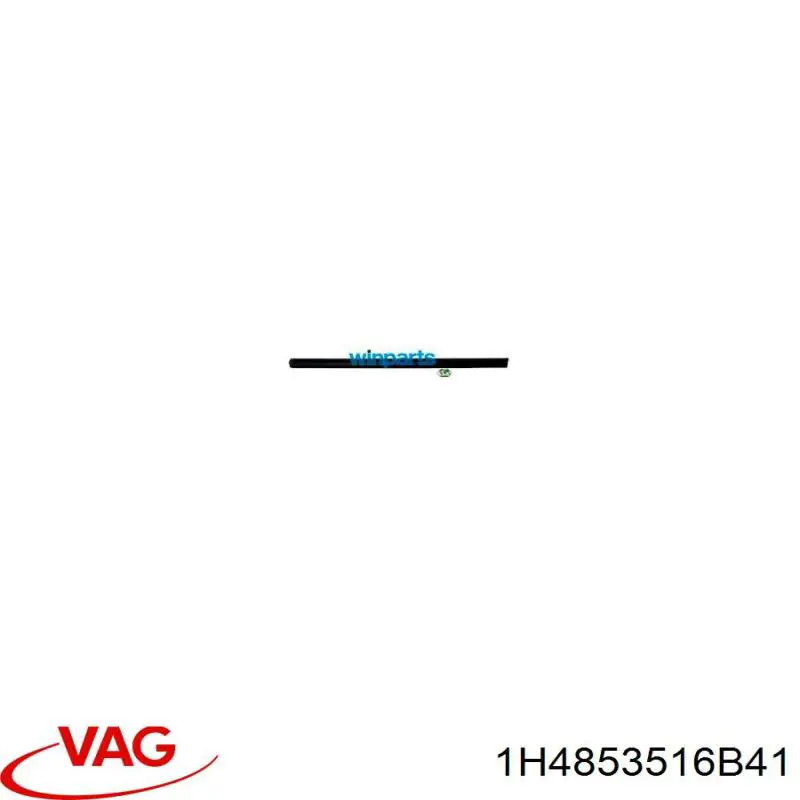 Молдинг двери передней правой VAG 1H4853516B41 цена, от 40.86 USD