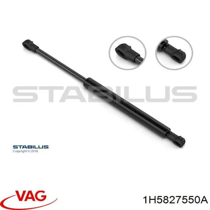 Купить 1H5827550A VAG Амортизатор двери багажника