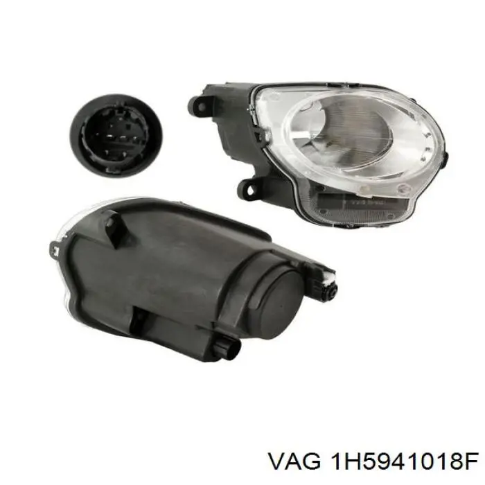 Правая фара 1H5941018F VAG