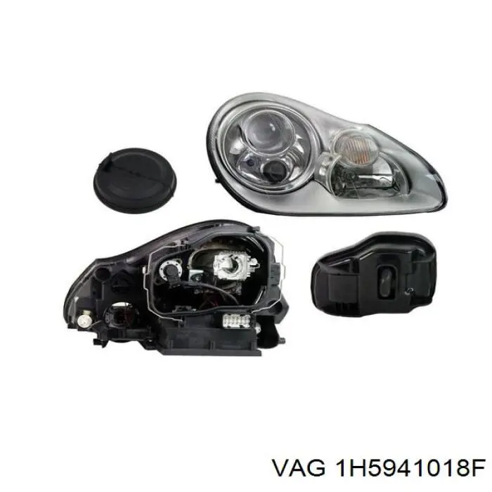 Правая блок фара VAG 1H5941018F цена, от 42.40 USD