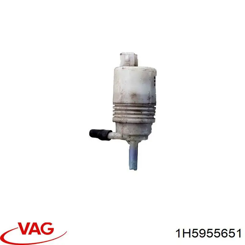 1H5955651 VAG насос-мотор омывателя стекла переднего