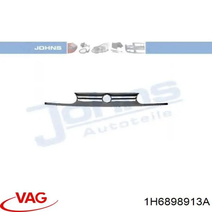 Облицовка радиатора VAG 1H6898913A цена, от 57.87 USD