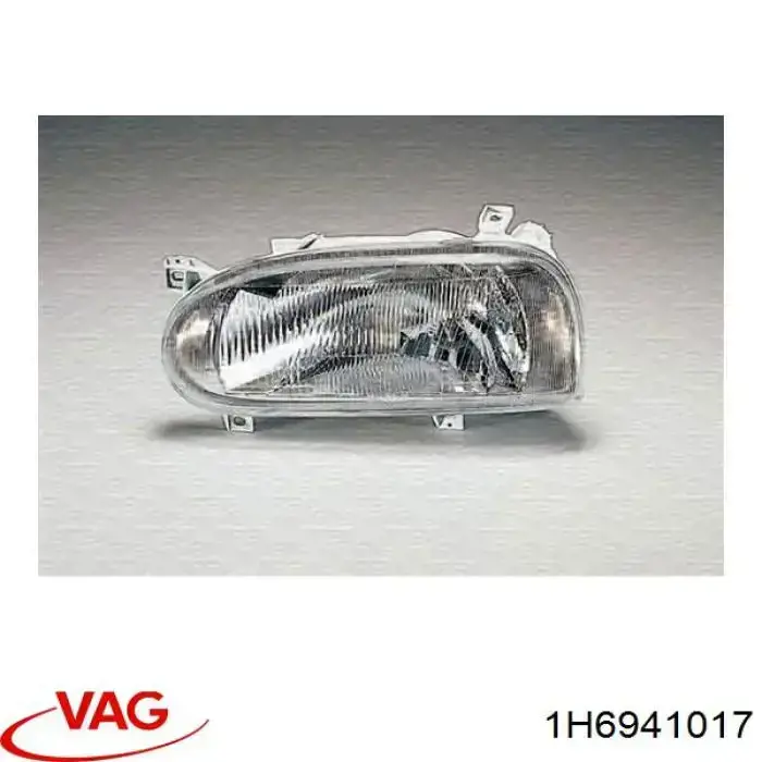 Левая фара 1H6941017Q VAG
