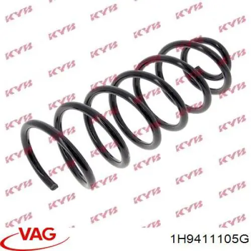 Пружина амортизатора передняя VAG 1H9411105G цена, от 27.67 USD