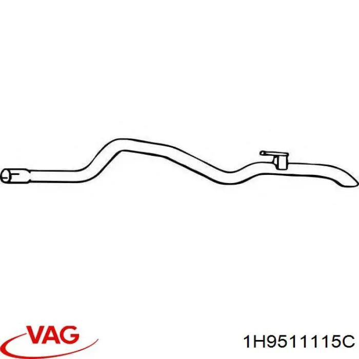 Купить 1H9511115C VAG Пружина подвески