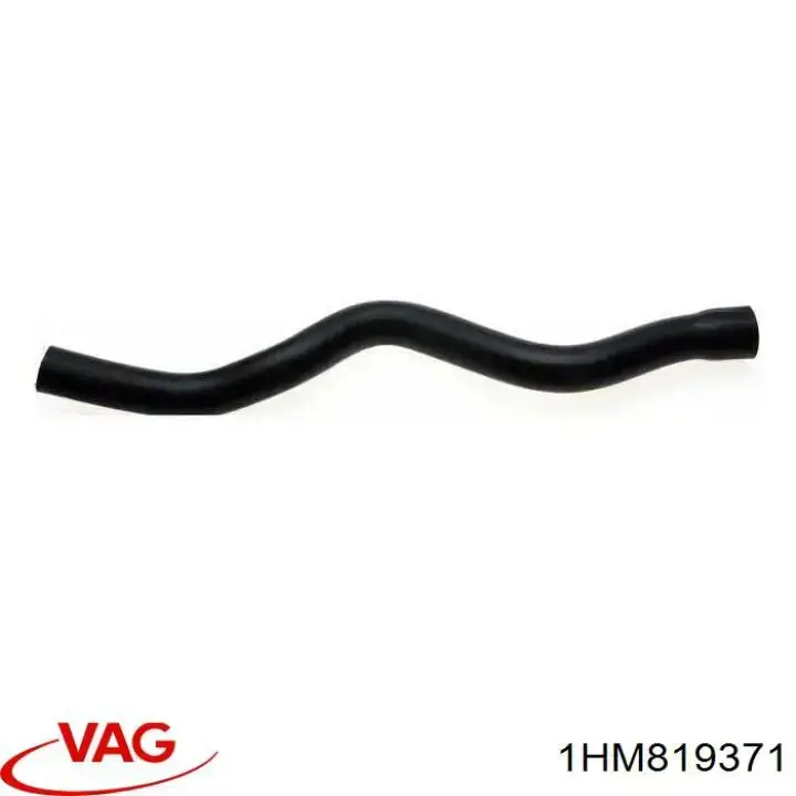 1HM819371 VAG шланг радиатора отопителя (печки, подача)