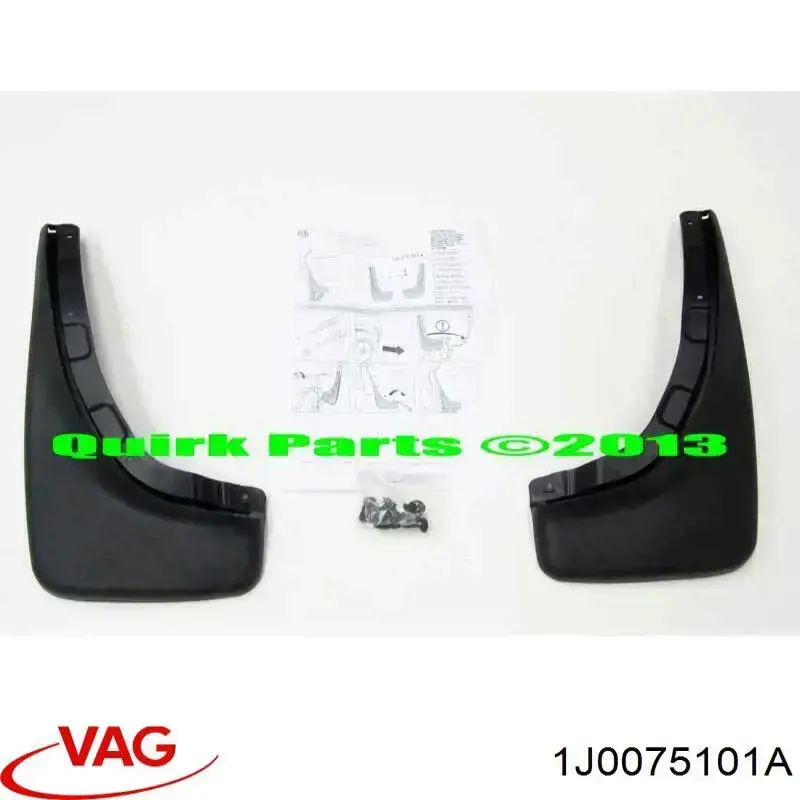 Купить 1J0075101A VAG Задние брызговики