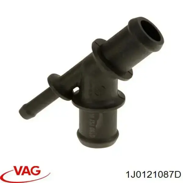 1J0121087D VAG Тройник системы охлаждения