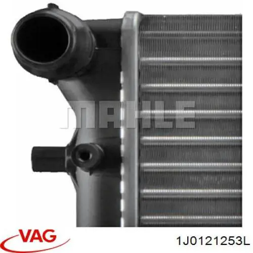 1J0121253L VAG радиатор
