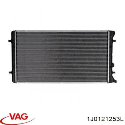 Радиатор охлаждения двигателя VAG 1J0121253L цена, от 51.29 USD