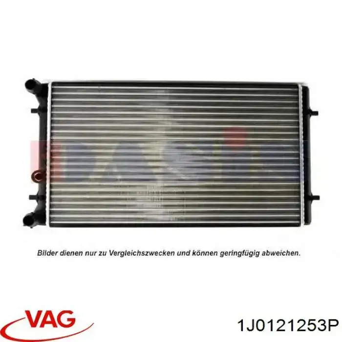 Купить 1J0121253P VAG Радиатор водяной