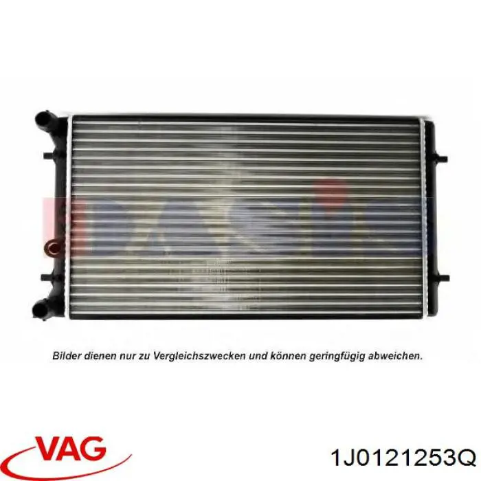 1J0121253Q VAG радиатор