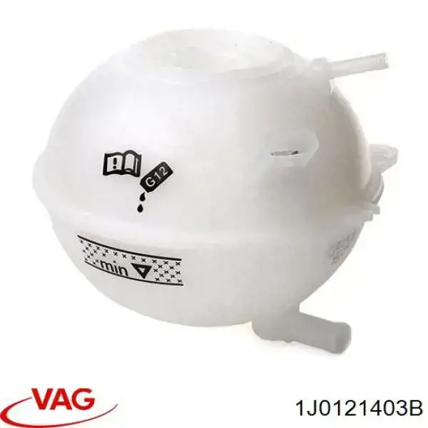 Бачок системы охлаждения двигателя расширительный VAG 1J0121403B цена, от 12.67 USD
