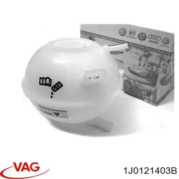 Бачок системы охлаждения двигателя расширительный VAG 1J0121403B цена, от 12.67 USD