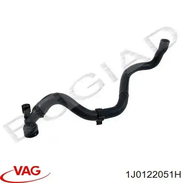 Нижний патрубок радиатора VAG 1J0122051H