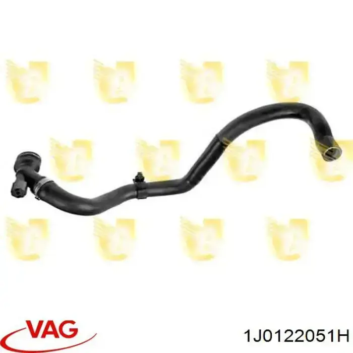 1J0122051H VAG Патрубок радиатора охлаждения нижний