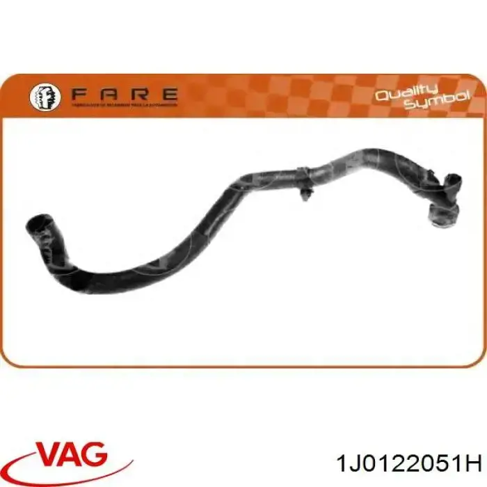 Нижний шлаг радиатора охлаждения 1J0122051H VAG