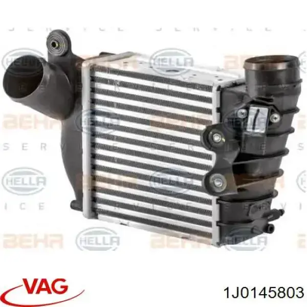 1J0145803 VAG radiador de intercooler