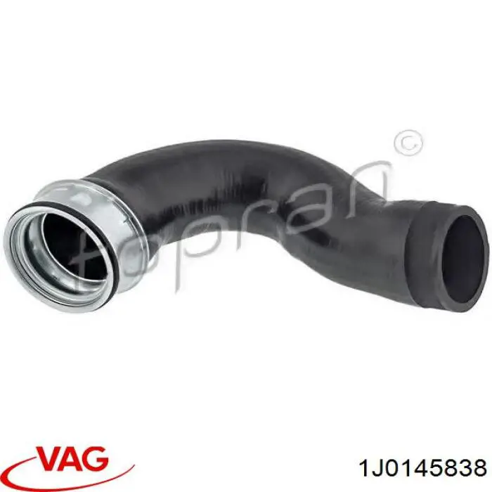 Патрубок воздушный, выход из турбины/компрессора (наддув) VAG 1J0145838 цена, от 5.67 USD