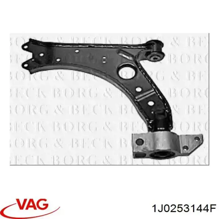 1J0253144F VAG Крепление глушителя