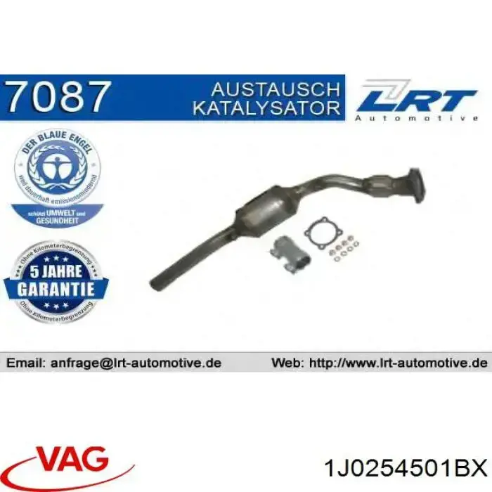 Катализатор 1J2253058JV VAG