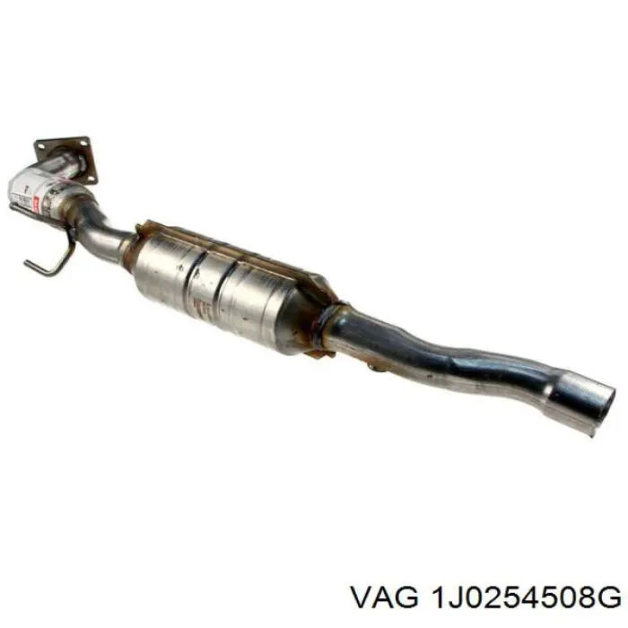 1J0254508G VAG tubo de admissão dianteiro (calças do silenciador)