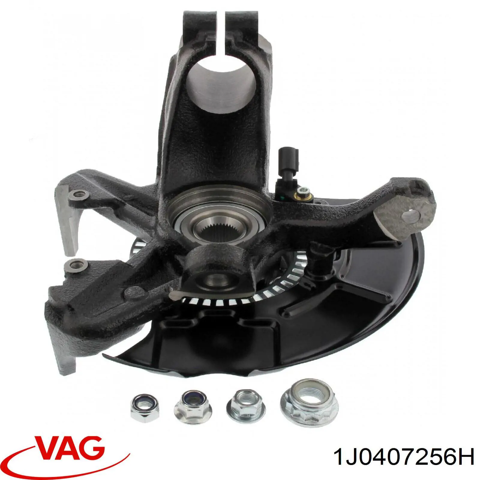 Цапфа (поворотный кулак) передний правый VAG 1J0407256H цена, от 53.08 USD