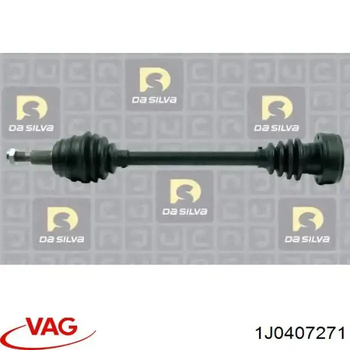 1J0407451FX VAG Полуось передняя левая