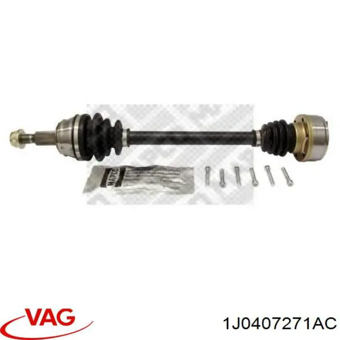 Купить 1J0407271AC VAG Привод в сборе левый