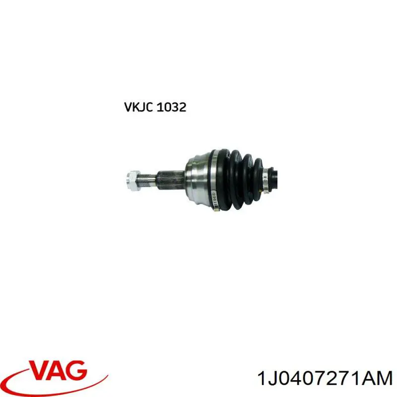Купить 1J0407271AM VAG Привод в сборе левый