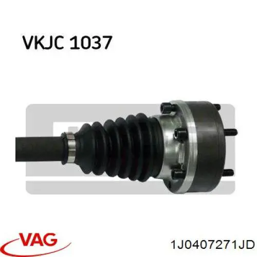 Купить 1J0407271JD VAG Привод в сборе левый