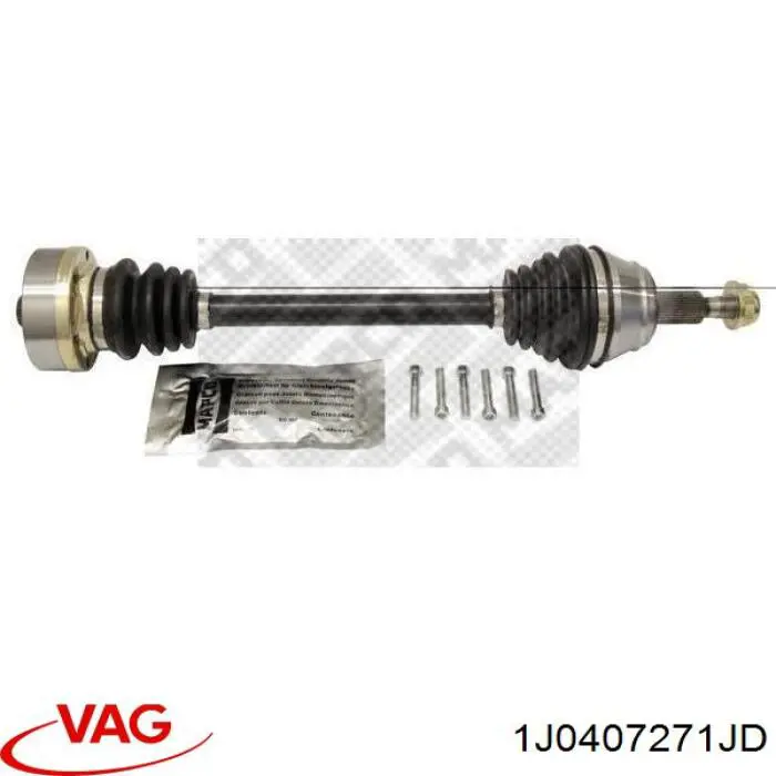 Привод передний левый VAG 1J0407271JD цена, от 72.05 USD