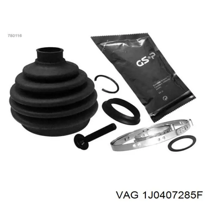 Купить 1J0407285F VAG Пыльник ШРУСа задней полуоси наружный