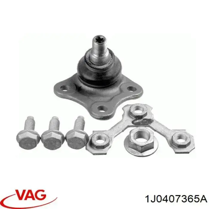 Нижняя левая шаровая опора 1J0407365A VAG
