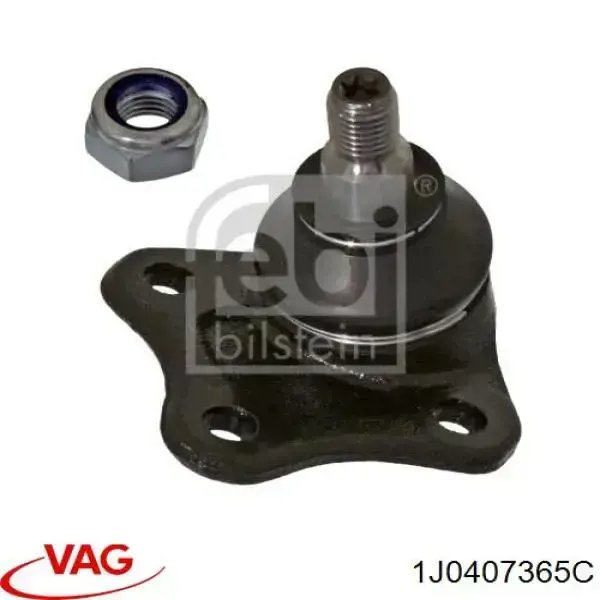 Нижняя левая шаровая опора VAG 1J0407365C цена, от 10.14 USD