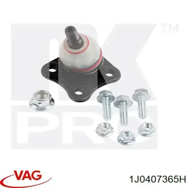 Нижняя левая шаровая опора VAG 1J0407365H цена, от 10.11 USD