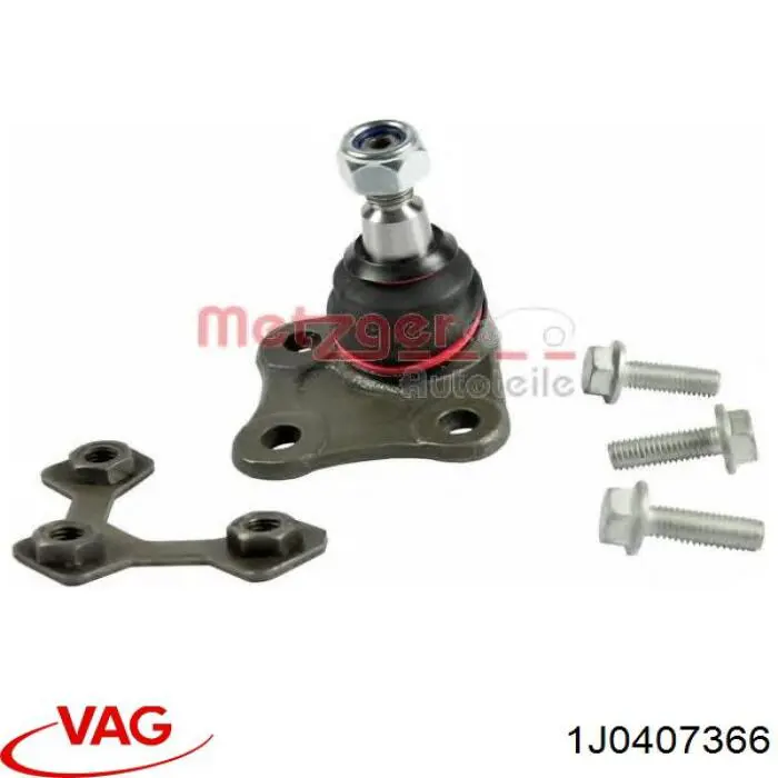 Шаровая опора правая нижняя  VAG 1J0407366