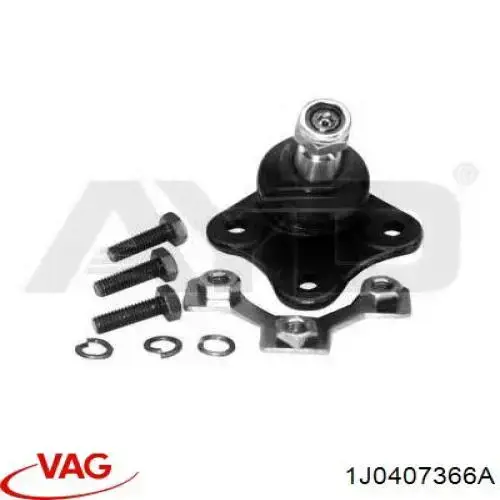 Нижняя правая шаровая опора VAG 1J0407366A цена, от 10.04 USD