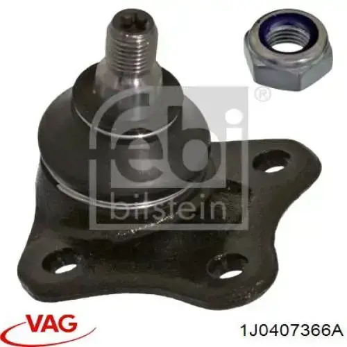 Нижняя правая шаровая опора VAG 1J0407366A цена, от 10.04 USD