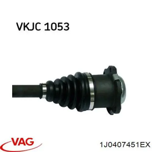 Привод передний левый VAG 1J0407451EX цена, от 76.02 USD